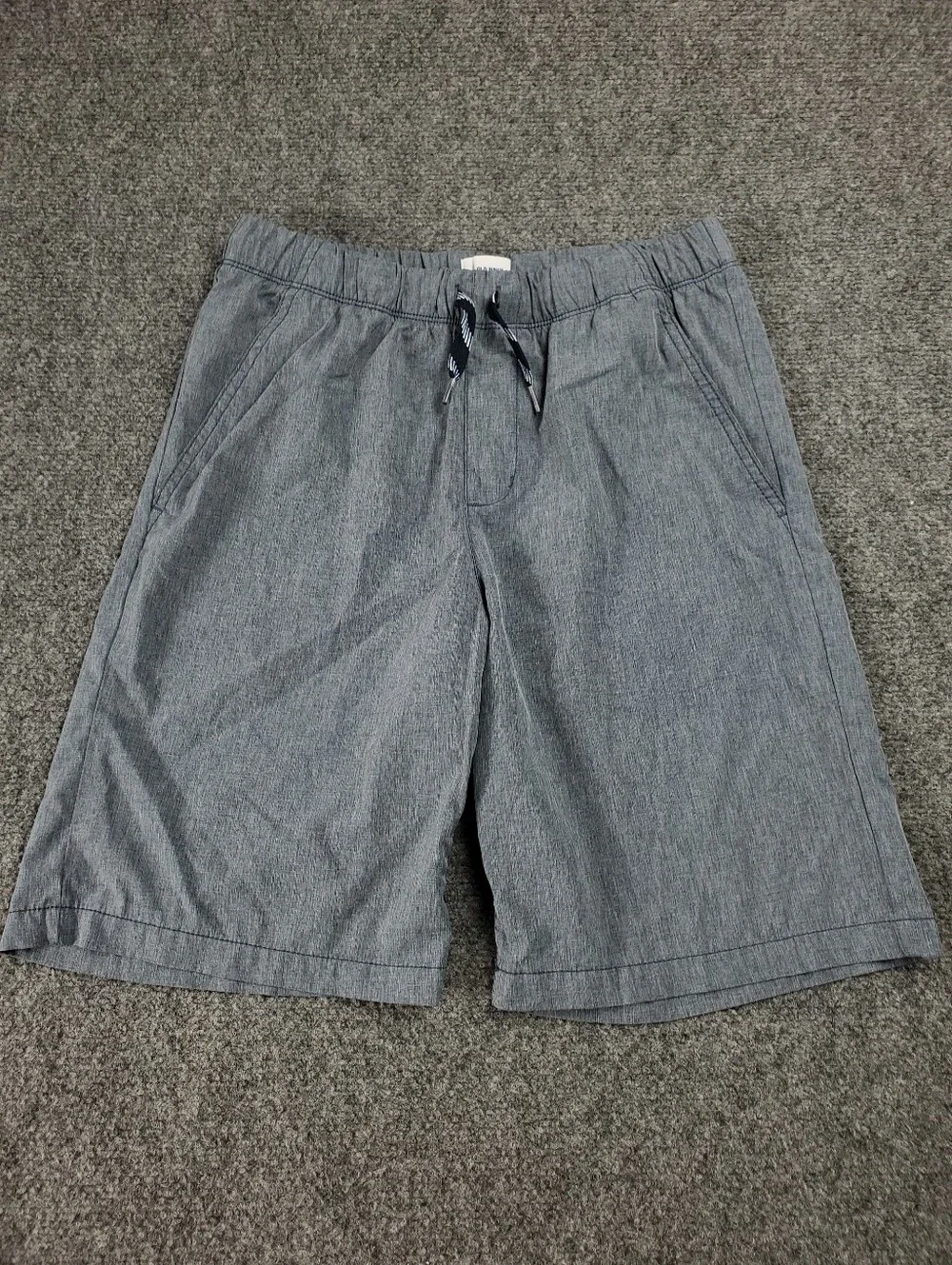 Old Navy Youth Boys 2XL Jogger Shorts Lot Of 2 Gray Drawstring Elastic Waist